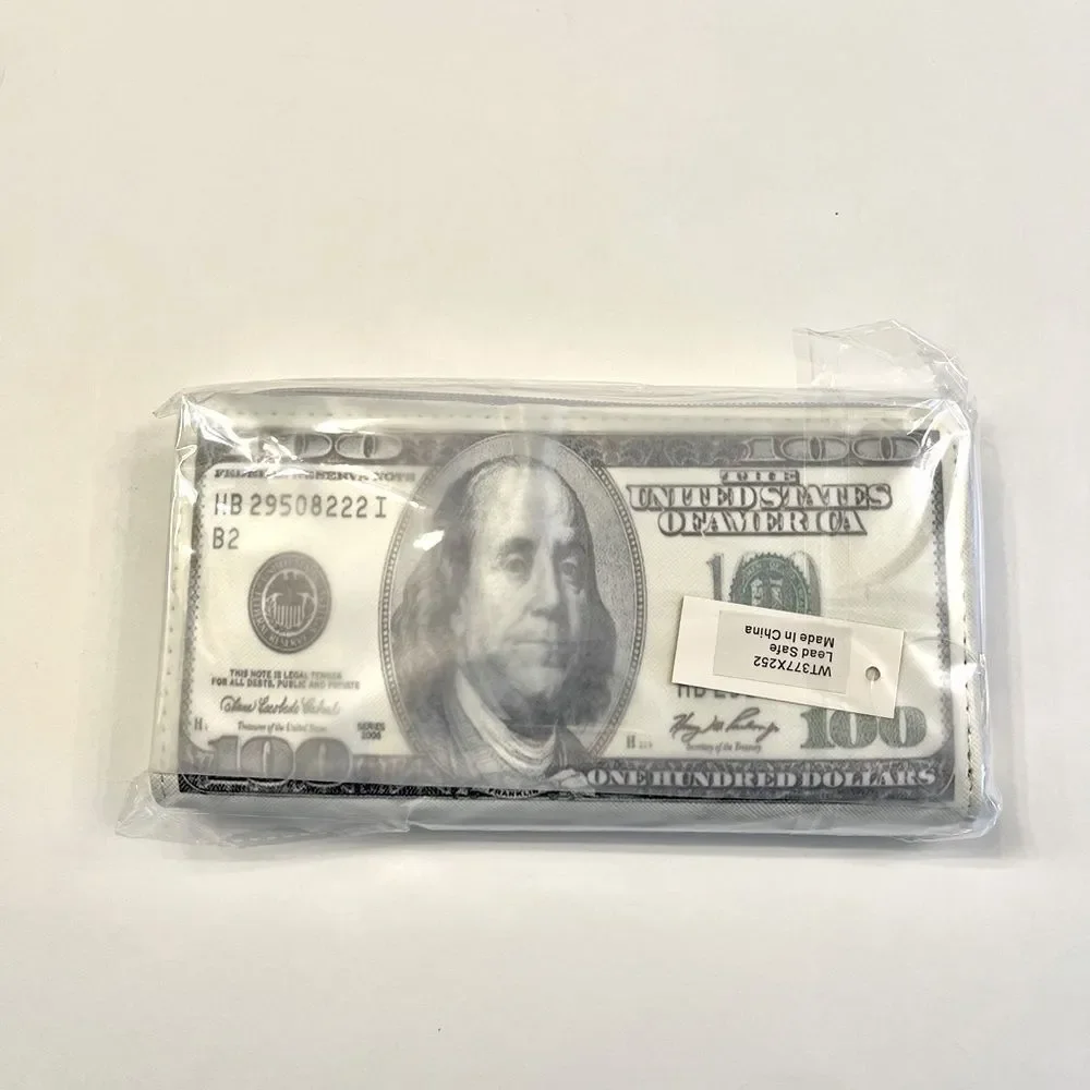 One Hundred Dollar Bill Wallet- Puffy Style- $100- Gift Idea